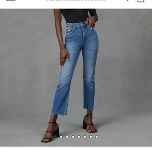 Abercrombie The Ankle Straight Ultra High Rise, 26 regular